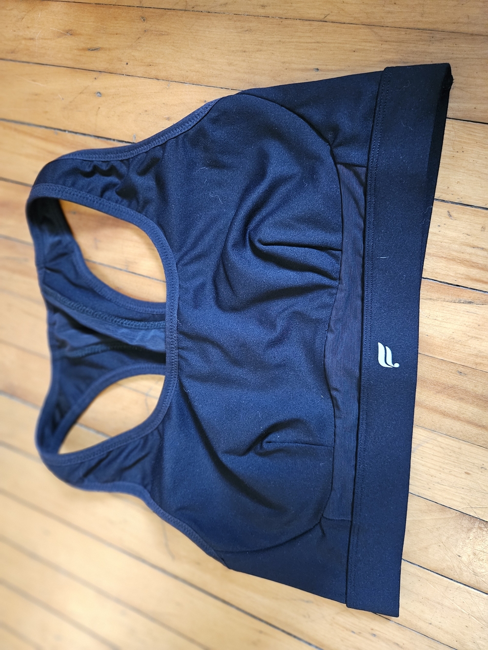 Black Sports Bra - Fabletics Medium-Impact Racerback